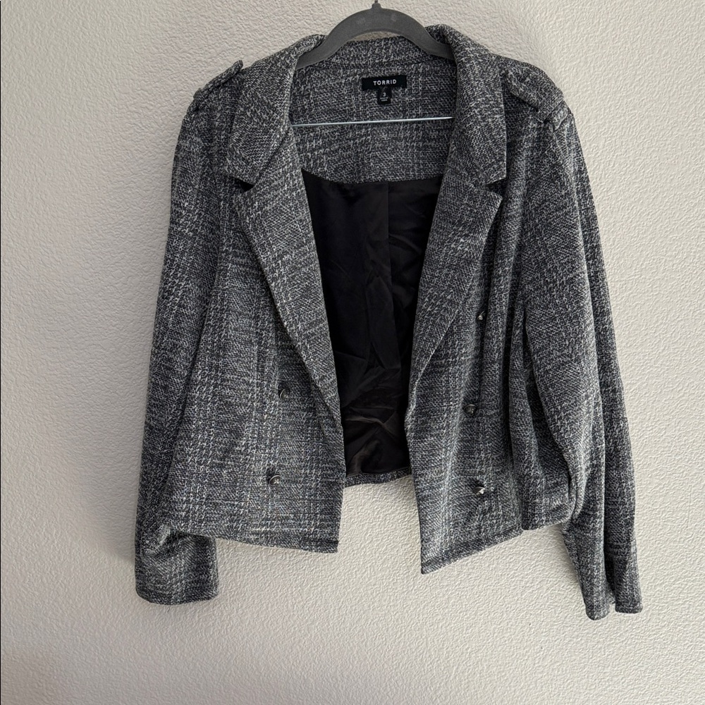 Torrid Women's Gray Jacket size 3 EUC